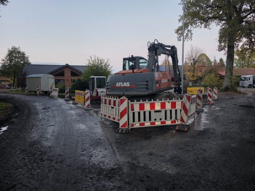 Baubeginn Dorfplatz Im Wildgarten 