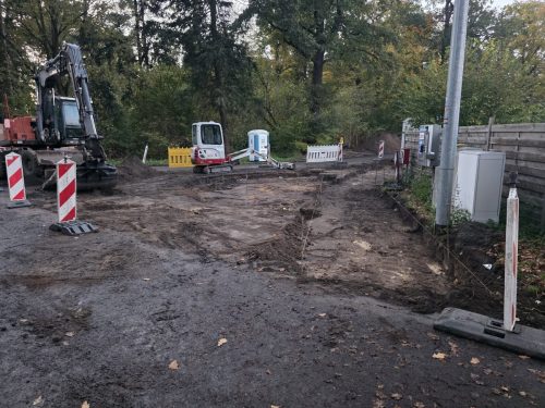 Baubeginn Dorfplatz Im Wildgarten 