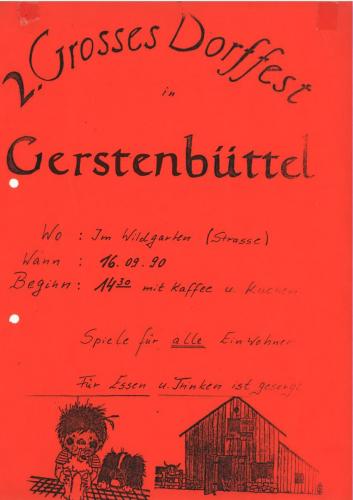 1990-09-16 Dorffest (Im Wildgarten)